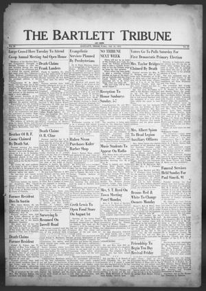 Primary view of object titled 'The Bartlett Tribune and News (Bartlett, Tex.), Vol. 65, No. 38, Ed. 1, Friday, July 25, 1952'.