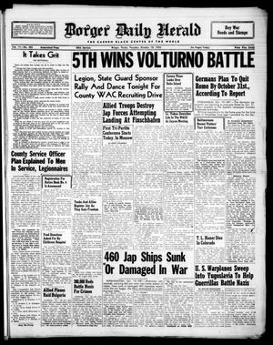 Borger Daily Herald (Borger, Tex.), Vol. 17, No. 283, Ed. 1 Tuesday, October 19, 1943
