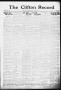 Newspaper: The Clifton Record (Clifton, Tex.), Vol. 38, No. 8, Ed. 1 Friday, Apr…