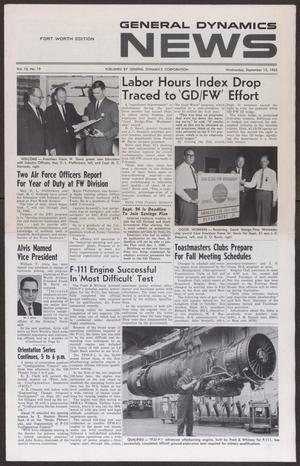 Primary view of object titled 'General Dynamics News, Volume 18, Number 19, September 15, 1965'.