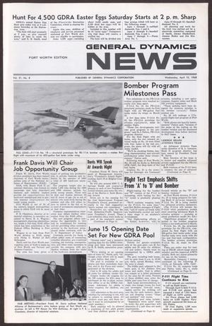 Primary view of General Dynamics News, Volume 21, Number 8, April 10, 1968