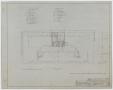 Primary view of High School Building, McCamey, Texas: Foundation Plan