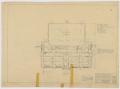 Technical Drawing: School Building, Nolan County, Texas: Mechanical Floor Plan
