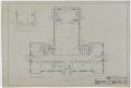 Technical Drawing: High School Building, McCamey, Texas: First Floor Plan