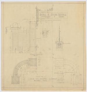 Primary view of object titled 'High School Building, McCamey, Texas: Arch Plans'.