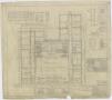 Technical Drawing: School Building, Lueders, Texas: Main Floor Plan