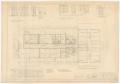 Technical Drawing: High School Building Alterations, Munday, Texas: First Floor Plan
