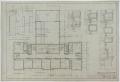 Technical Drawing: High School Building, McCamey, Texas: Second Floor Plan