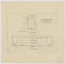 Technical Drawing: School Building, Nolan County, Texas: Detail Showing Stage Equipment