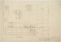 Technical Drawing: High School Building Alterations, Munday, Texas: Floor Plan