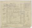 Technical Drawing: School Building, Lueders, Texas: Foundation Plan