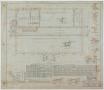 Technical Drawing: High School Building, Merkel, Texas: Foundation and Basement Plan