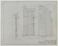 Technical Drawing: High School Building, McCamey, Texas: Front Entrance Details