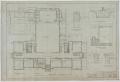 Technical Drawing: High School Building, McCamey, Texas: First Floor Plan