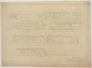 Primary view of object titled 'School Building Addition, Mentone, Texas: Elevations and Sections'.