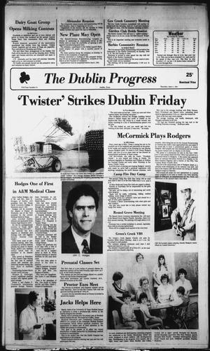 Primary view of object titled 'The Dublin Progress (Dublin, Tex.), Vol. 93, No. 44, Ed. 1 Thursday, June 4, 1981'.