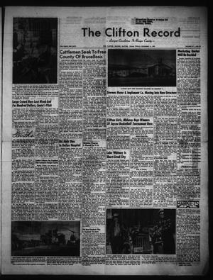 Primary view of object titled 'The Clifton Record (Clifton, Tex.), Vol. 65, No. 46, Ed. 1 Friday, December 11, 1959'.