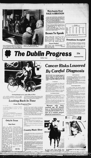 Primary view of object titled 'The Dublin Progress (Dublin, Tex.), Vol. 94, No. 33, Ed. 1 Wednesday, March 17, 1982'.