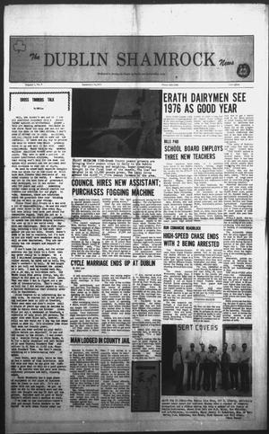 Primary view of object titled 'The Dublin Shamrock News (Dublin, Tex.), Vol. 1, No. 9, Ed. 1 Thursday, September 16, 1976'.