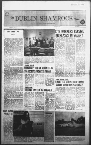 Primary view of object titled 'The Dublin Shamrock News (Dublin, Tex.), Vol. 1, No. 12, Ed. 1 Thursday, October 7, 1976'.