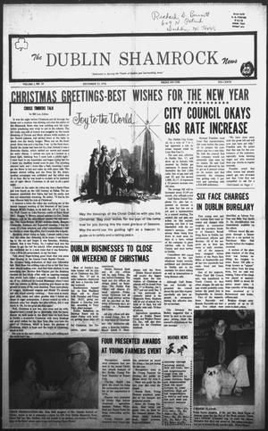 Primary view of object titled 'The Dublin Shamrock News (Dublin, Tex.), Vol. 1, No. 23, Ed. 1 Thursday, December 23, 1976'.