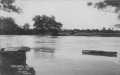 Postcard: [Brazos River at flood stage in 1908]