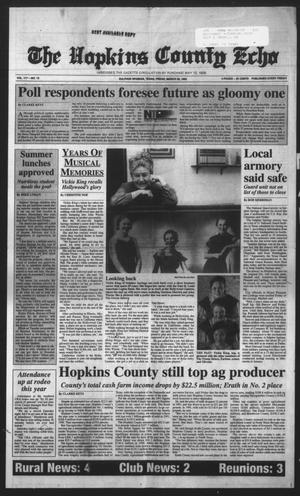 Primary view of object titled 'The Hopkins County Echo (Sulphur Springs, Tex.), Vol. 117, No. 12, Ed. 1 Friday, March 20, 1992'.