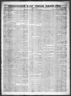 Telegraph and Texas Register (Houston, Tex.), Vol. 9, No. 36, Ed. 1, Wednesday, August 28, 1844