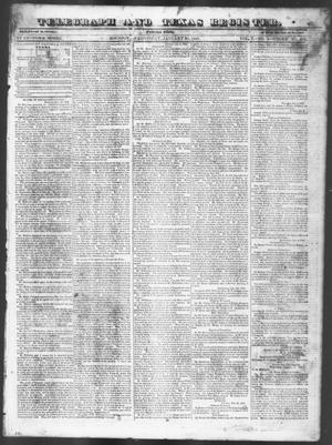 Primary view of Telegraph and Texas Register (Houston, Tex.), Vol. 10, No. 4, Ed. 1, Wednesday, January 22, 1845