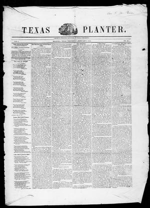 Primary view of Texas Planter (Brazoria, Tex.), Vol. 2, No. 30, Ed. 1, Wednesday, February 1, 1854