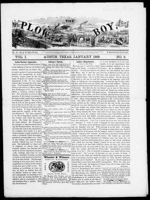 The Plow Boy (Austin, Tex.), Vol. 1, No. 3, Ed. 1, Friday, January 1, 1869