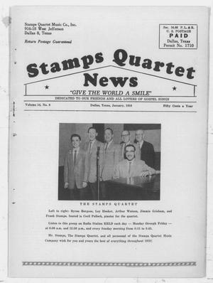 Primary view of object titled 'Stamps Quartet News (Dallas, Tex.), Vol. 14, No. 6, Ed. 1 Thursday, January 1, 1959'.