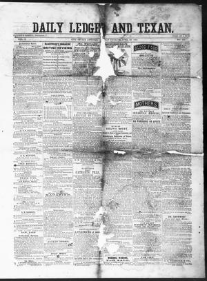 Primary view of object titled 'The Daily Ledger and Texan (San Antonio, Tex.), Vol. 2, No. 422, Ed. 1, Monday, April 22, 1861'.