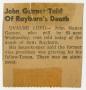 Thumbnail image of item number 1 in: '[Newspaper Clipping: John Garner Told of Rayburn's Death]'.