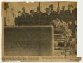 Thumbnail image of item number 1 in: '[Newspaper Clipping: Photograph of the Graveside Service at Willow Wild]'.