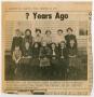 Primary view of [Newspaper Clipping with a Photograph of the 1904 Elocution Class at Grapevine College]