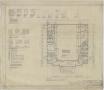 Thumbnail image of item number 1 in: 'High School Gymnasium, Ozona, Texas: First Floor Plan'.