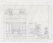 Technical Drawing: Abilene Womans Club Building, Abilene, Texas: Details of Cabinet Chan…