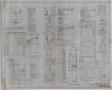 Technical Drawing: High School Building, Rotan, Texas: Miscellaneous Details