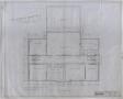 Technical Drawing: High School Building, Rotan, Texas: First Floor Plan