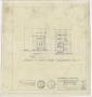 Technical Drawing: High School Building, Pecos, Texas: Details of Stack Room