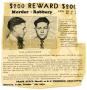 Thumbnail image of item number 1 in: '[Clyde Champion Barrow Wanted Poster, 1932 - Sherman, Texas]'.