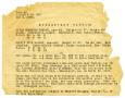 Legal Document: [Wanted Bulletin for Clyde Barrow, 05-01-1933]