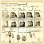Legal Document: [Raymond Hamilton Fingerprint Chart, 1932 - Dallas, Texas Police Depa…