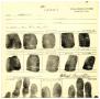 Primary view of [Floyd Garland Hamilton Fingerprint Chart, 1934 - Texas Prison System]