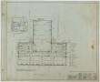 Technical Drawing: School Building, Kermit, Texas: Ground Level Floor Plan