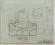 Technical Drawing: School Building, Kermit, Texas: Ground and Basement Floor Plans