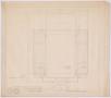 Thumbnail image of item number 2 in: 'High School Gymnasium Proposal, Ozona, Texas: Floor Plan at Bleachers'.