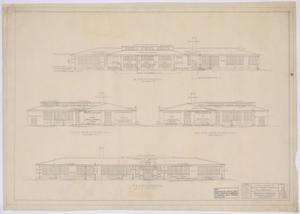 Primary view of object titled 'School Building, Pecos County, Texas: Elevations'.