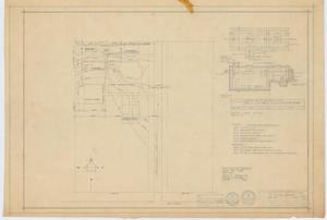 Primary view of object titled 'Silver Peak School Alterations, Silver, Texas: Plot Plan of Campus'.